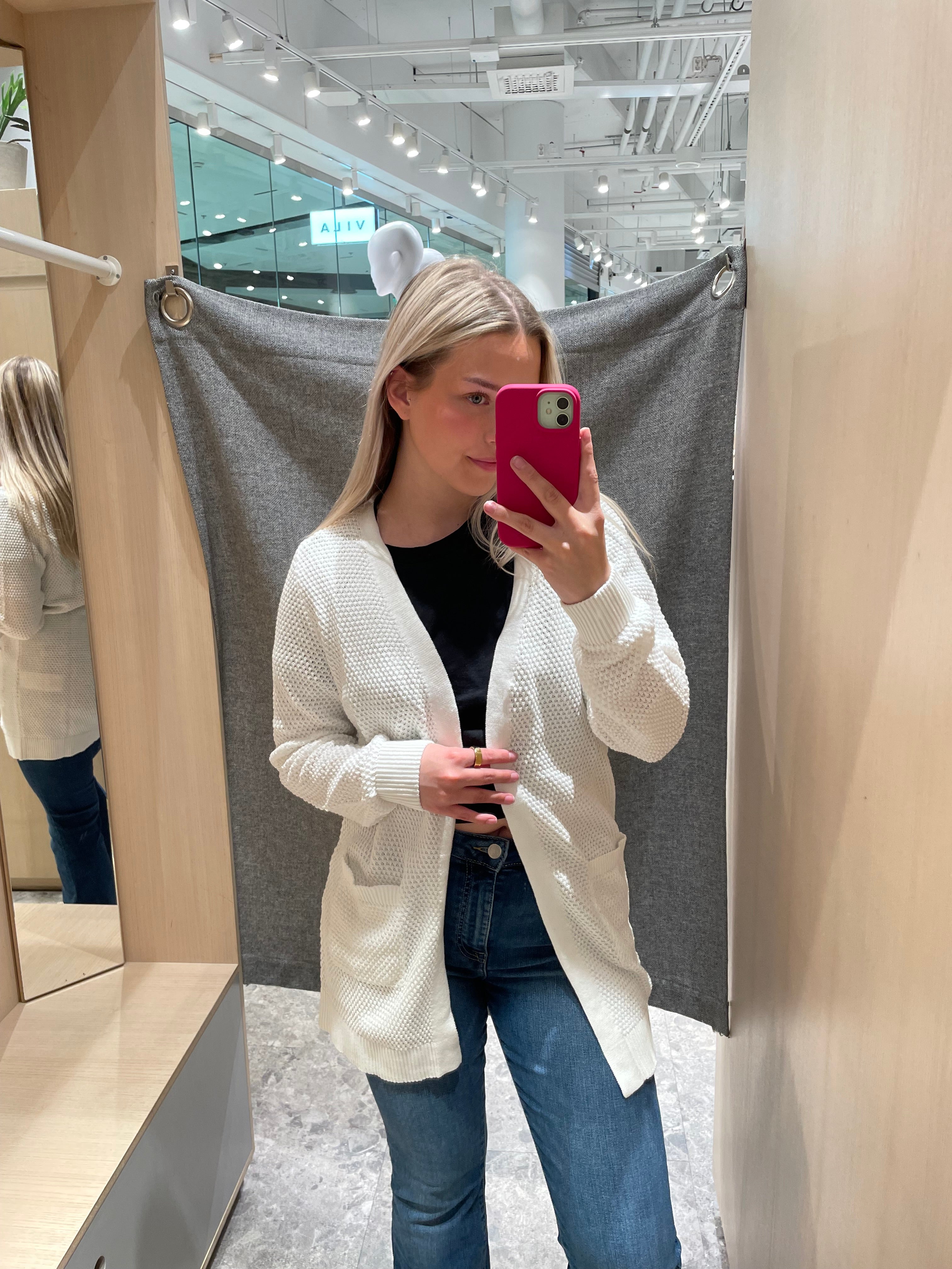 VIDALO Cardigan - White Alyssum